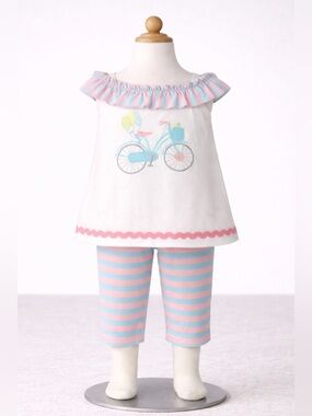 The Bailey Boys Capri Set Bicycle Print Sise 2T